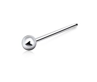 2mm Ball Shaped Straight Nose Stud NSKA-01